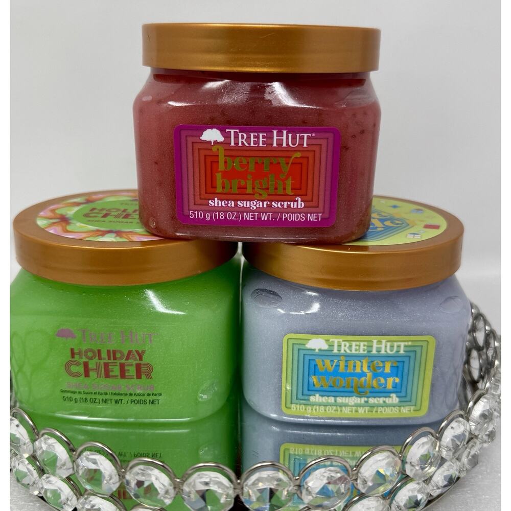 Tree Hut Holiday Body Scrub Bundle - Winder Wonder, Berry Bright & Holiday Cheer - Picture 6 of 7